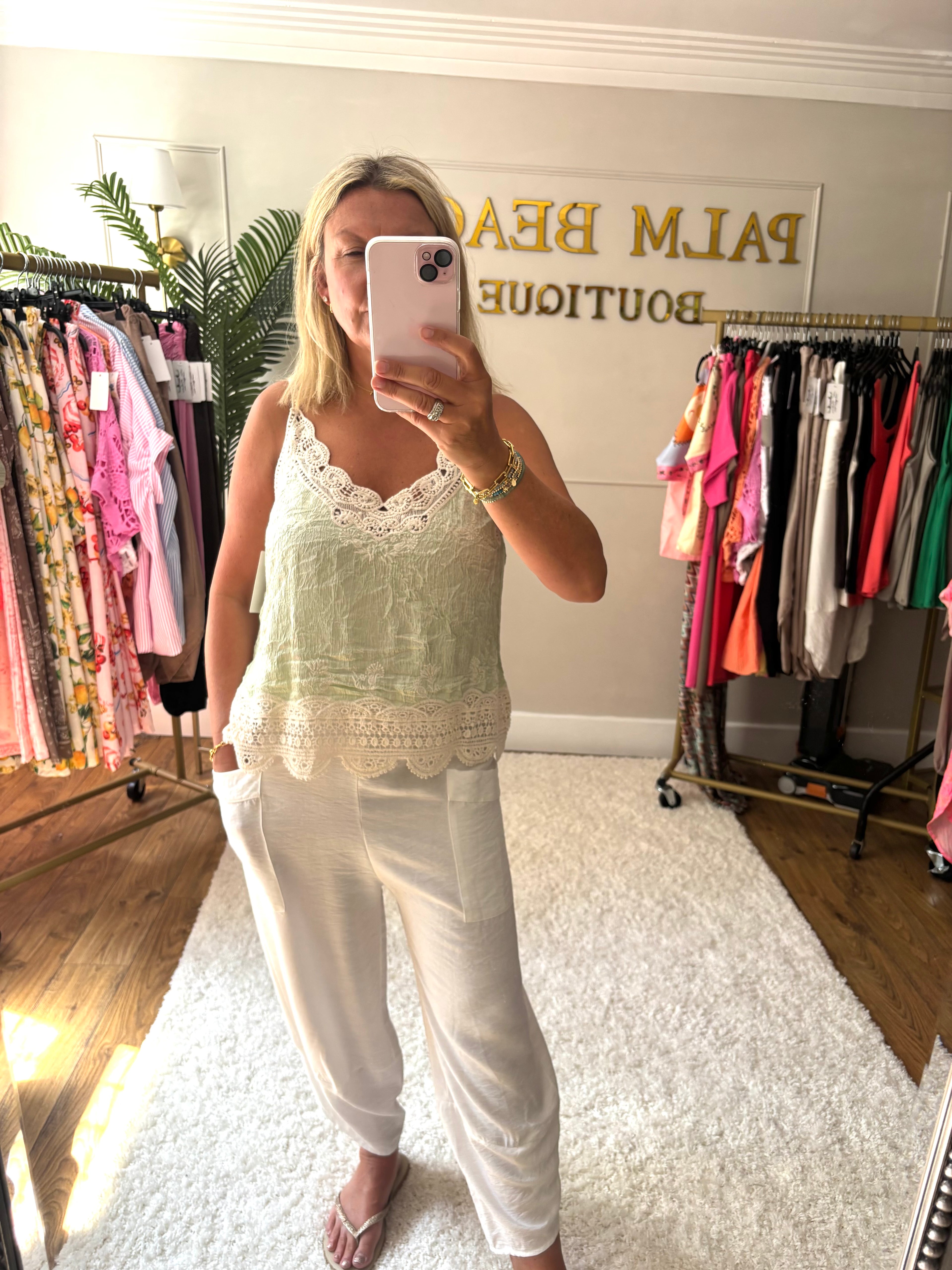 Florence  Crochet Top