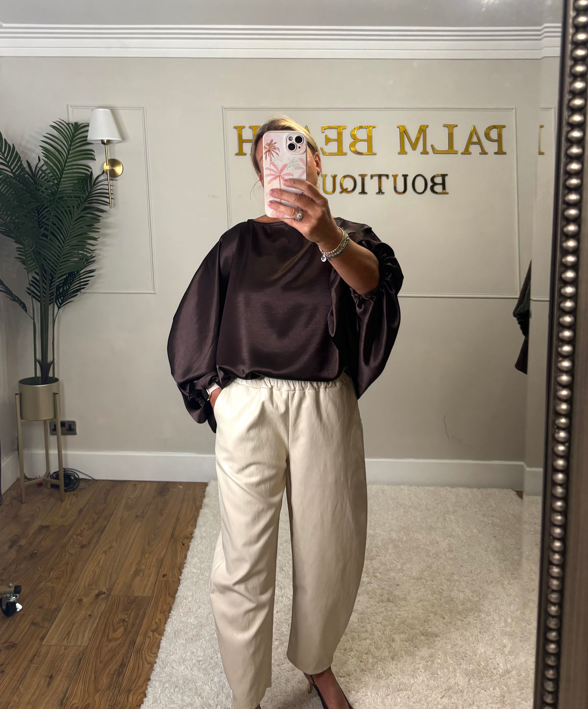 Lois Satin Top