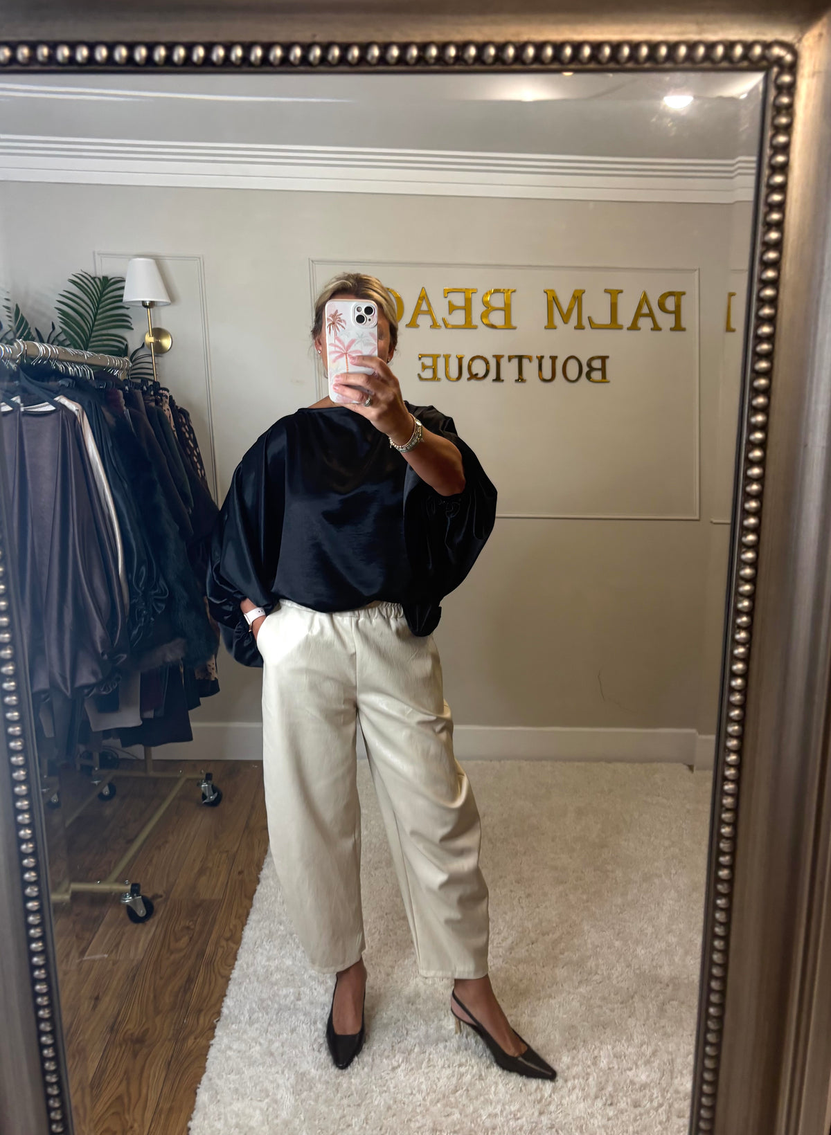 Lois Satin Top