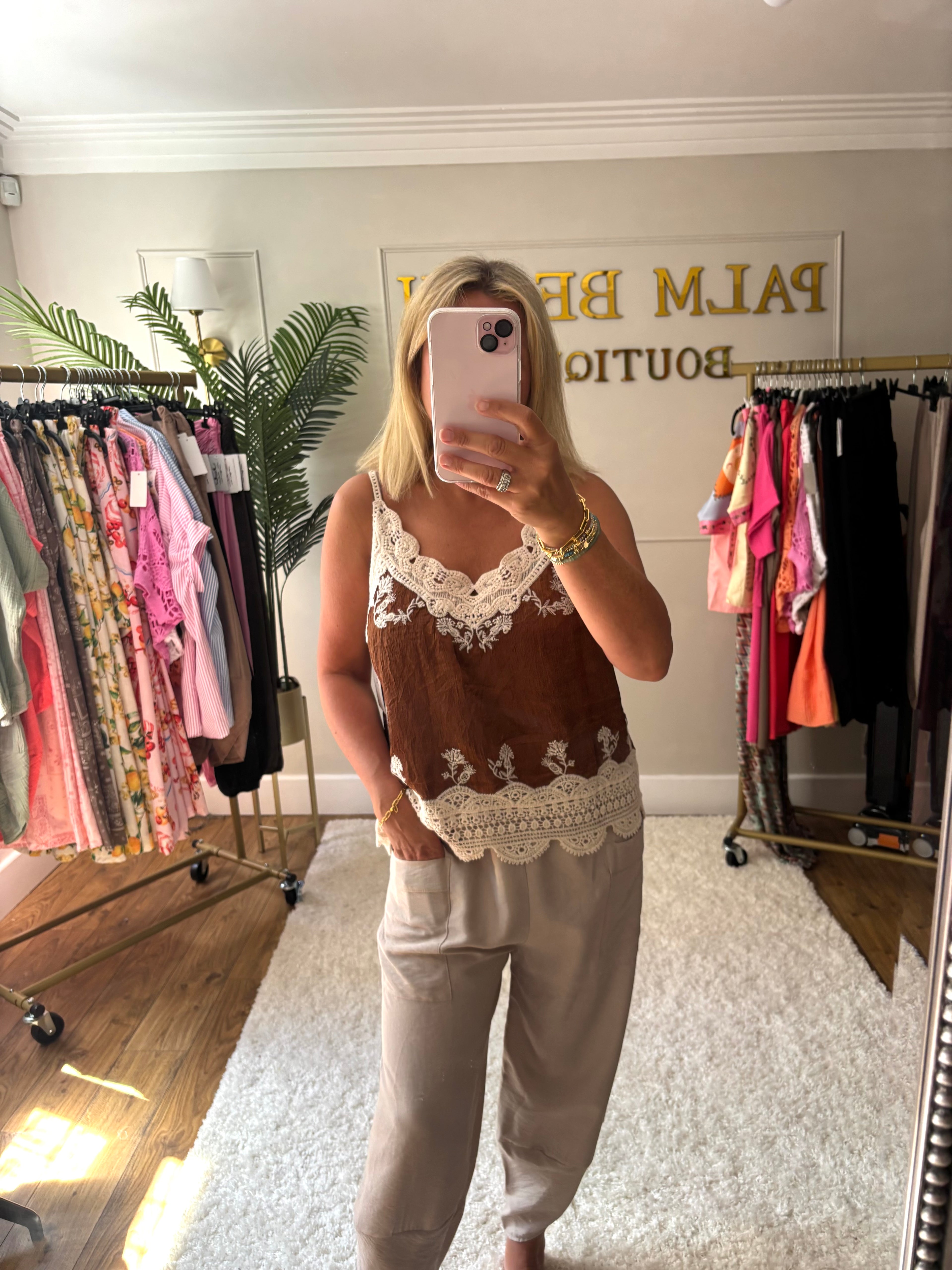 Florence  Crochet Top