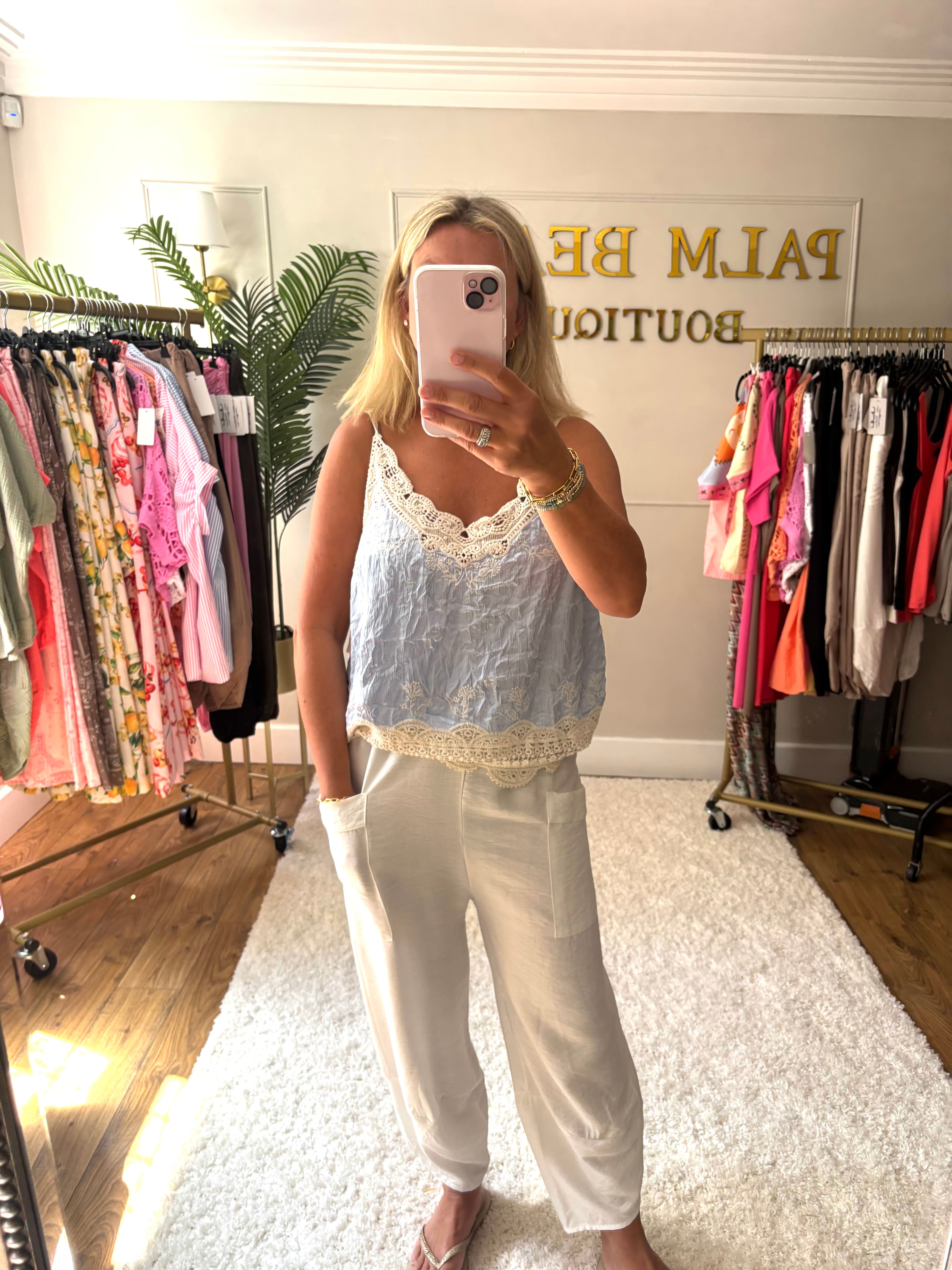 Florence  Crochet Top