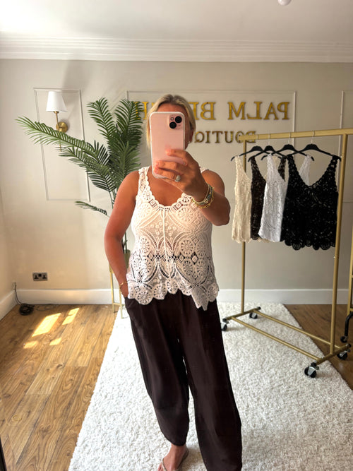 Amalfi Crochet Top